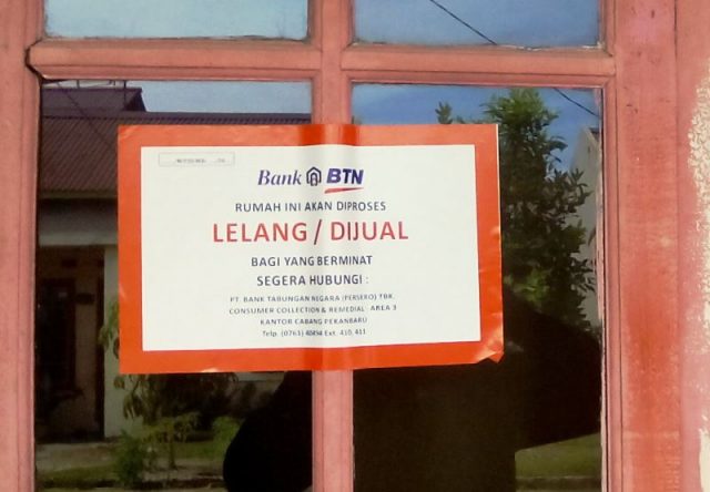 Jual Rumah Sitaan Bank di Medan