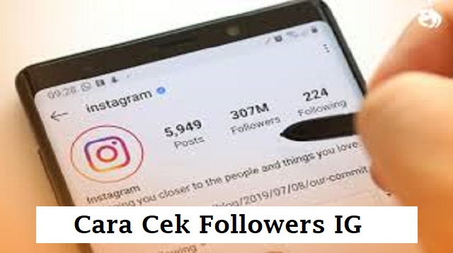 Cara Cek Followers IG