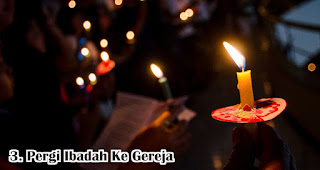 Pergi Ibadah Ke Gereja merupakan salah satu cara asik rayakan natal di tengah pandemi meski hanya sendiri