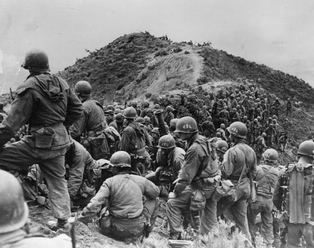 187th US Regimental Combat Team in Korea, May 1951. (Photo Credit: Keystone / Getty Images)