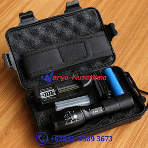 Ready Flashlight Senter LED Tactical CREE XML 2 8000L di Medan