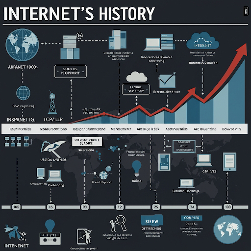  इंटरनेट का इतिहास । History of  Internet 