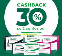 Promozione con Cashback Bioscalin : ricevi il rimborso del 30% fino a un massimo di €36,60 su 2 prodotti