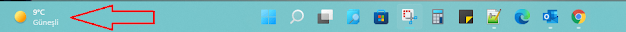 Windows 11 Görev Çubuğunda ki Hava Durumu Widget'i Nasıl Devre Dışı Bırakılır?