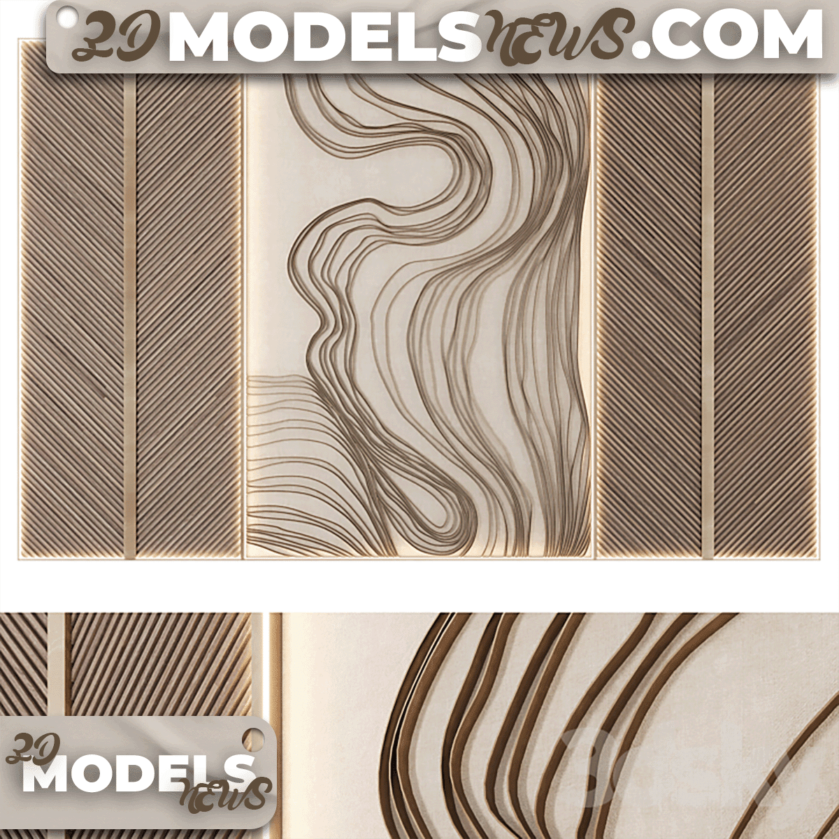 Wall Decor Model Waves 2 1