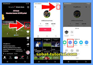Cara Salin Link Tiktok Orang Lain