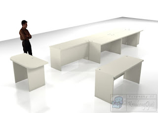 Kontraktor Furniture Kantor Meja Rapat Modular Desain Terbaru 2022