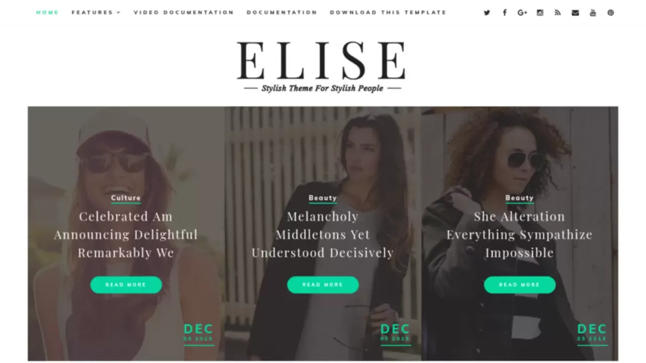 Elise Blogger Template is a clean, fast, and easy-to-use Blogger template with a responsive design