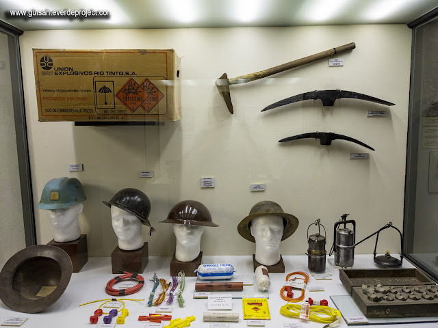 Herramientas del minero en Museo Minero Riotinto, por El Guisante Verde Project