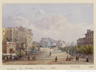 Название :  [Fontaine du Château d'Eau] : [dessin] / Gobaut Автор  :  Gobaut, Gaspard (1814-1882). Dessinateur Дата издания :  1850