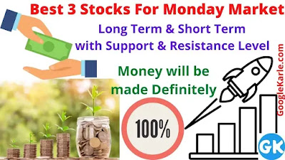 Monday Market 31-01-2022 top 3 stocks suggestions | Best Stocks recommendation by Ashok Bedwal