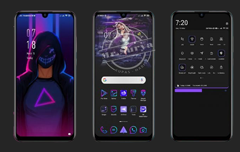 Dark Violet Tema Xiaomi Dark Mode Mtz Tembus Aplikasi Dan Sistem