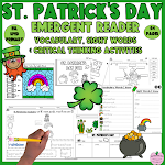 ESL Newcomers St. Patrick's Day Emergent Reader