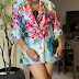  Akunna Nwala slays as she paired a £1,775.96 #dolcegabbana floral jacket with a matching £750 shorts for hot leggy action.