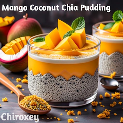 Mango Coconut Chia Pudding