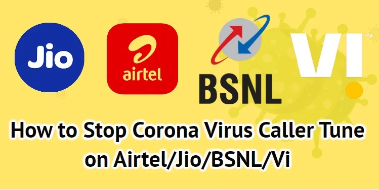 How to Stop Corona Virus Caller Tune on all network