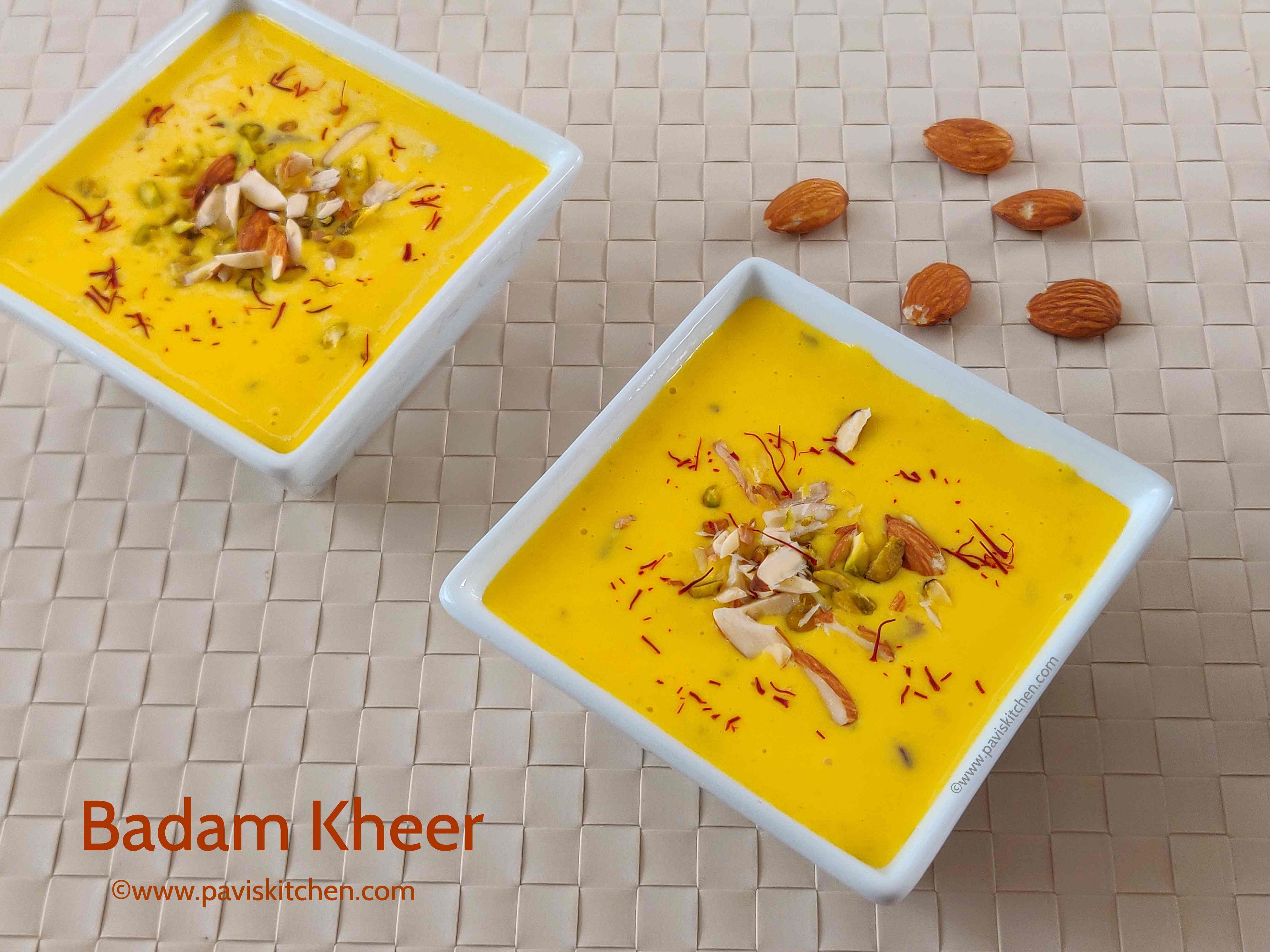 Badam kheer recipe | Badam payasam | Almond kheer recipe | Badam ki kheer drink