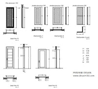 jasa gambar kerja detail pintu