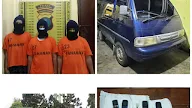 Pelaku Curanmor Roda 4 Lintas KOta/Kabupaten ditangkap Jatanras Sat Reskrim Polres Simalungun
