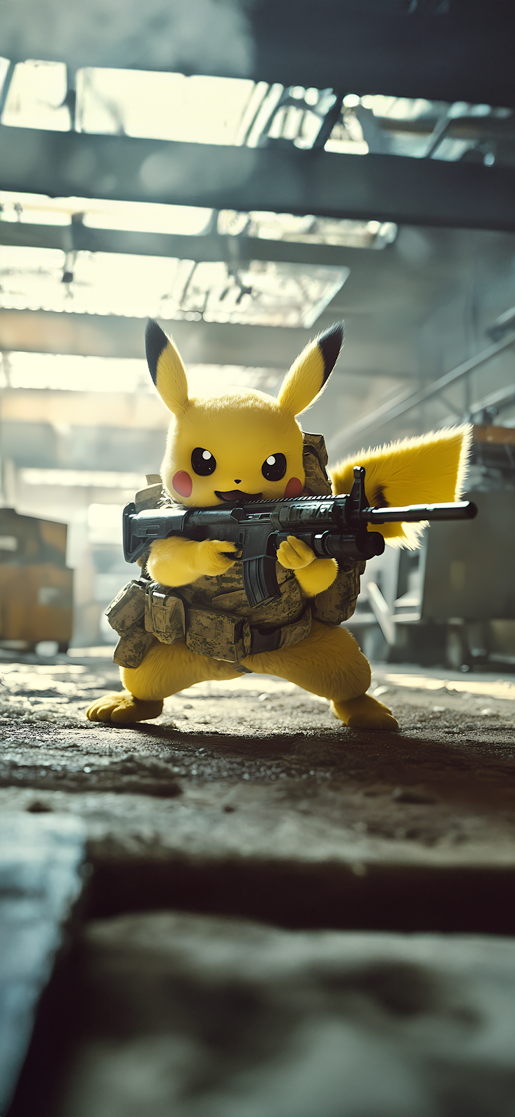 pikachu palworld wallpaper 4k