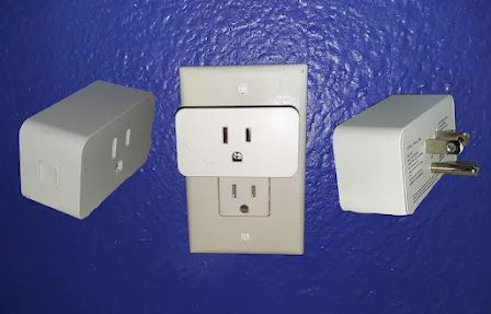 The Vont Plugs Showing the button and plug. One of them is also plugged in.