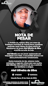 Mundo Novo: Prefeito Dr. Adriano emite nota de pesar pelo falecimento do jovem Alef Oliveira da Silva