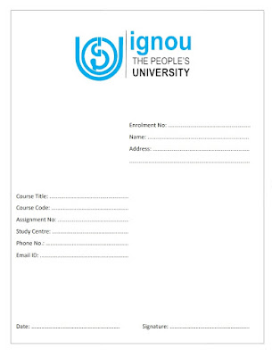 ignou-assignment-front-page