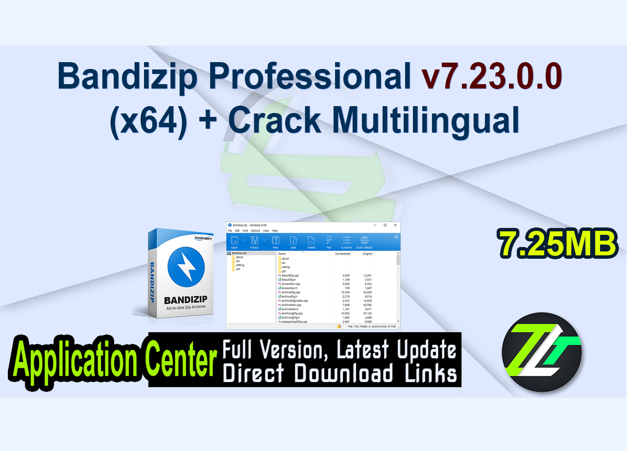 Bandizip Professional v7.23.0.0 (x64) + Fix