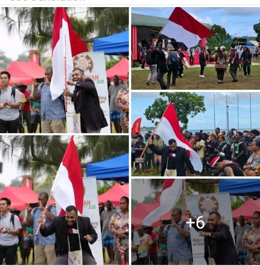 Sambutan buat Papindo dan OAP West Papua di Airport Port Vila Vanuatu 