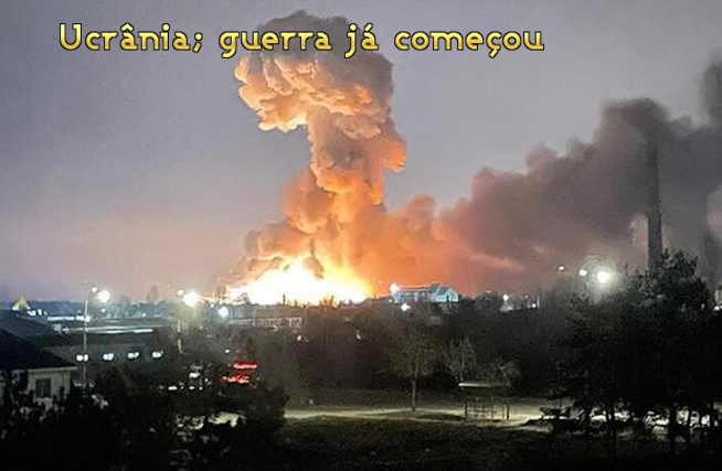 Guerra na Ucrânia já começou