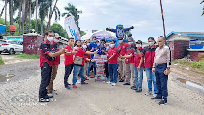 Media Online Kejarinfo Gandeng Dealer Yamaha TM Motor Donasi Semeru