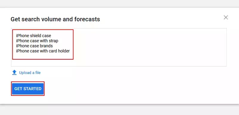 Google Keyword Planner - Get search volume and forecasts