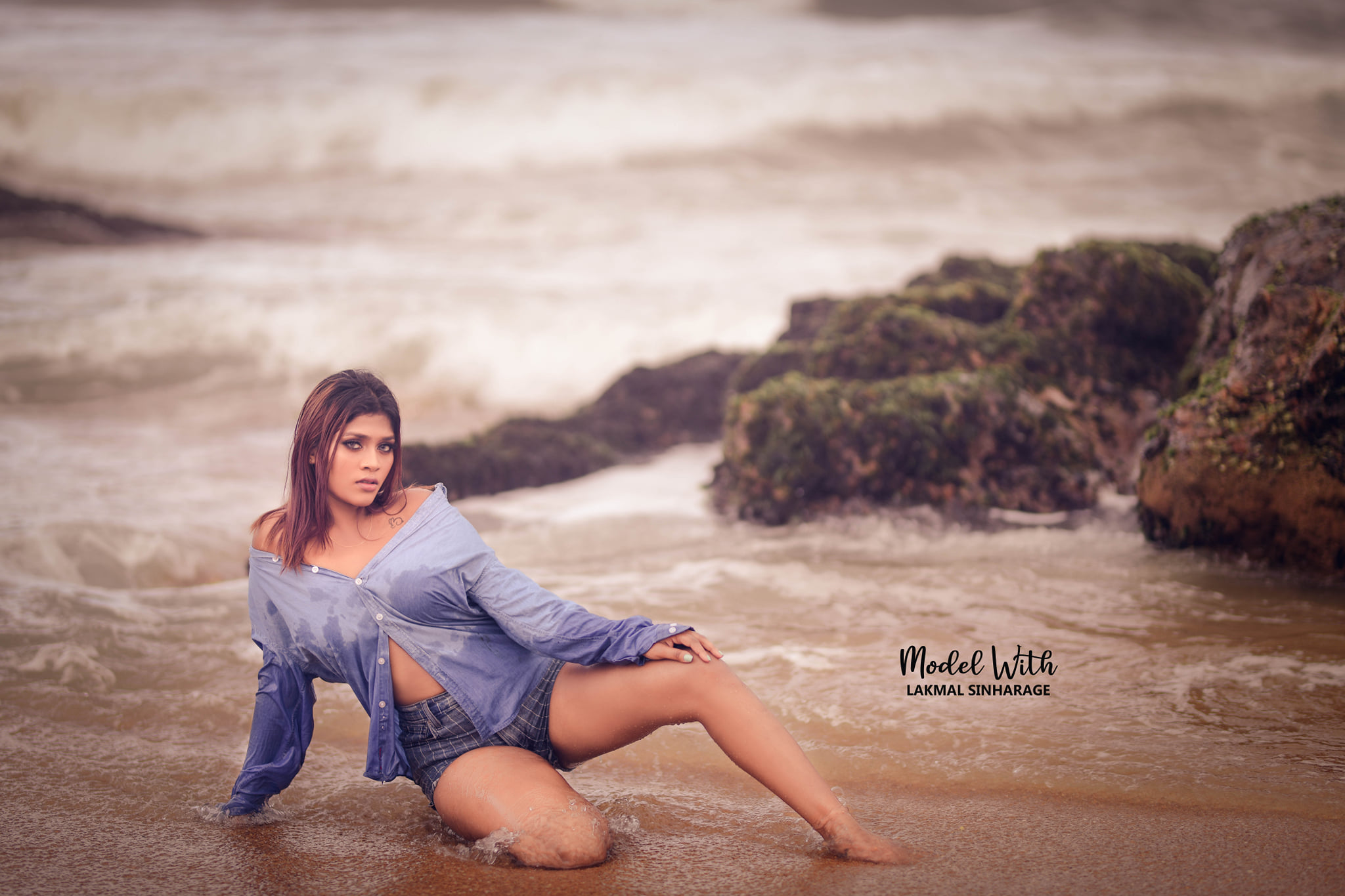 hot model Piyuni nude beach bikini