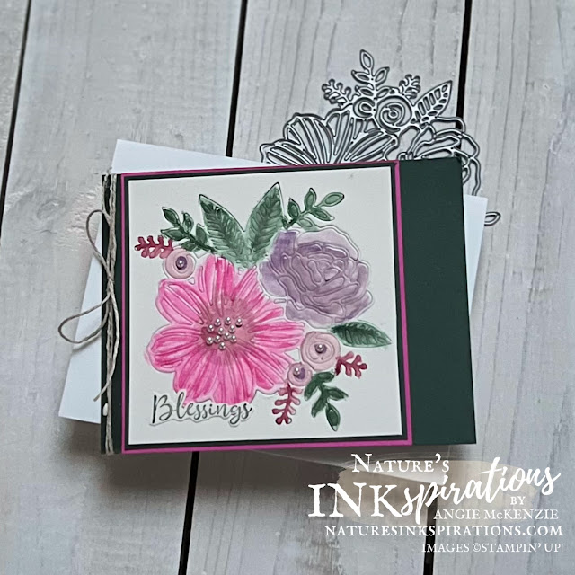 Artistic Watercolor card with envelope | Nature's INKspirations by Angie McKenzie