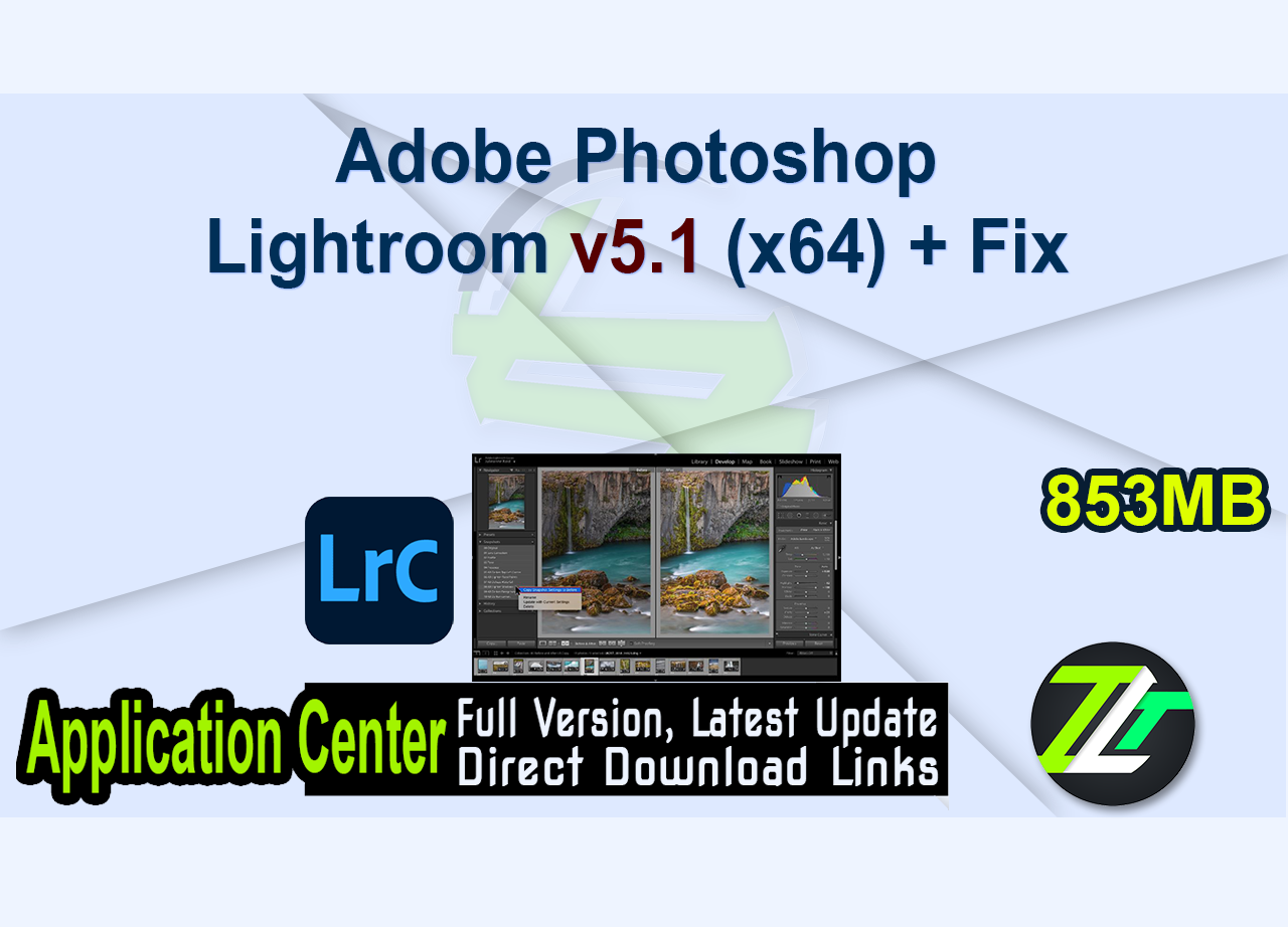Adobe Photoshop Lightroom v5.1 (x64) + Fix