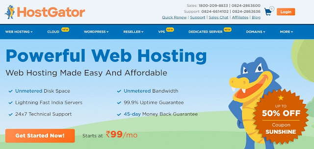 Hostgator: Best Web Hosting In India