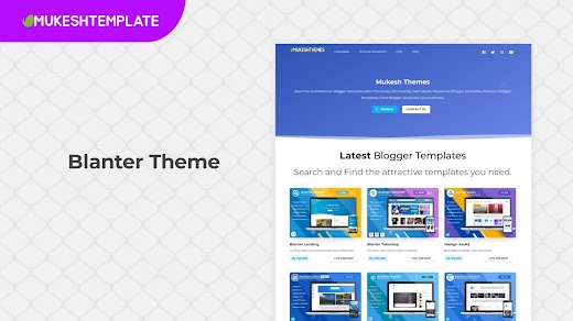 Blanter Theme - Premium Clone Blogger Template