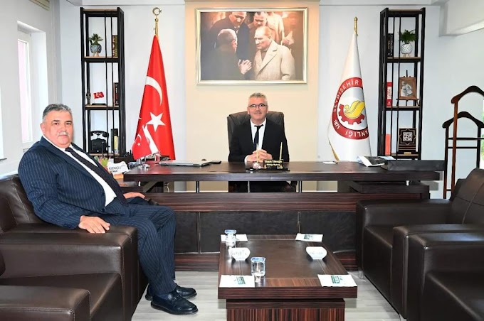 Başkan Karabulut'tan Seydişehir Belediye Başkanı Ustaoğlu'na ziyaret.