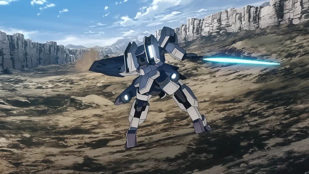 “Imagen de Gundvölva, un traje móvil no tripulado del anime Mobile Suit Gundam: The Witch from Mercury”.
