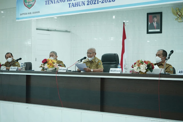 Sosialisasikan Perda Nomor 3 Tahun 2021, Bupati H Surya : Seluruh Kepala OPD Harus Memahami RPJMD