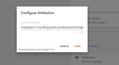 How to Add a Copyright Notice to Blogger Blog Step 5 Enter Your Copyright Notice