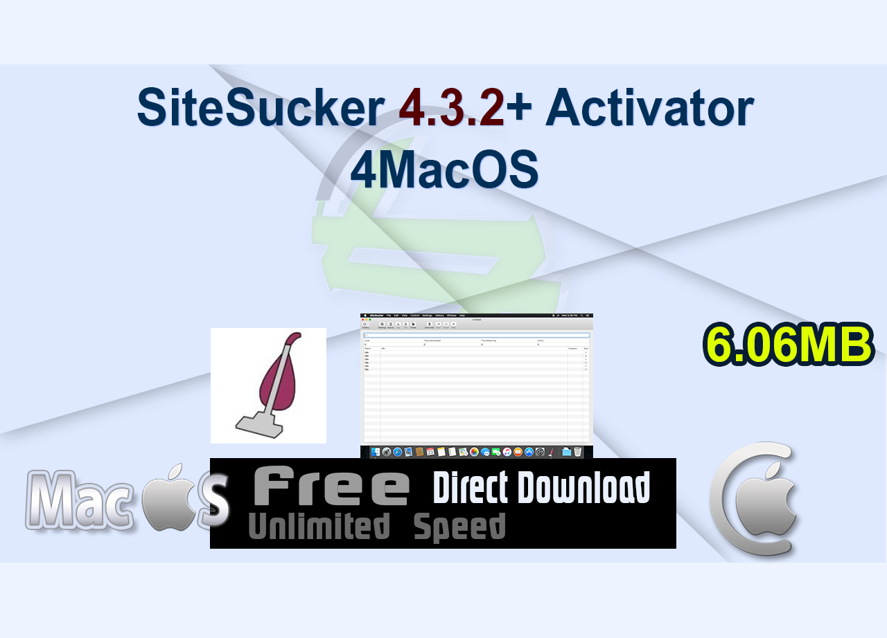 SiteSucker 4.3.2 + Activator 4MacOS