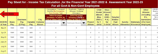 Download Automatic Income Tax Preparation Excel Based Software