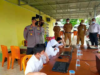 Kapolres Bengkayang Resmikan Taman Belajar Berbasis internet