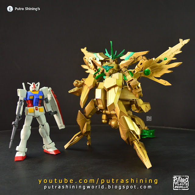 HGBD:R Re:Rising Gundam Custom Paint Gold! by Putra Shining