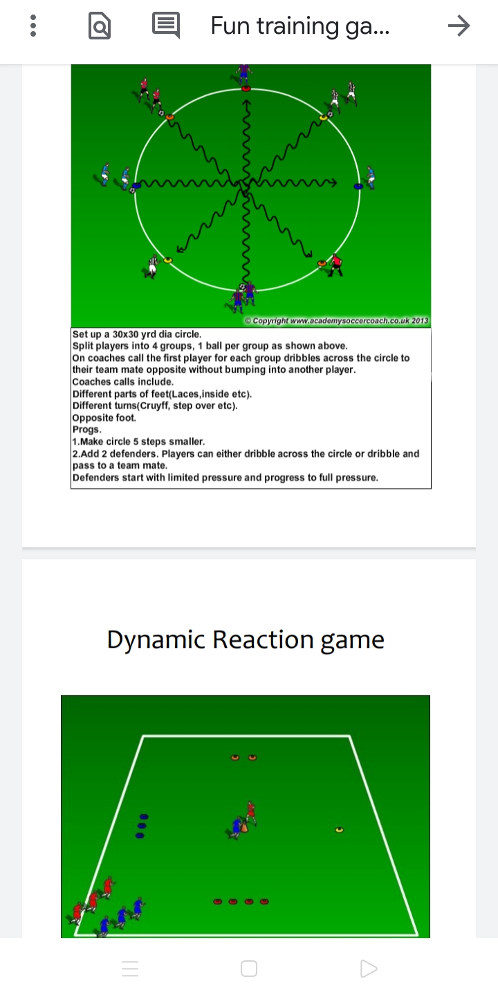 Fun training games Adapted for young players PDF
