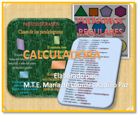 PERÍMETRO Y ÁREA 9 FIG TEORÍA EJEMPLOS Y CALCULADORA