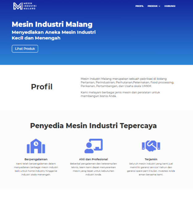 Website modern