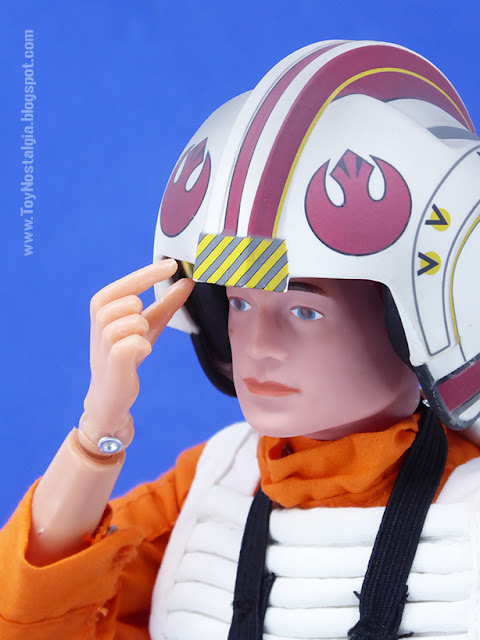 ACTIONMAN Luke Skywalker X-wing pilot Helmet DeAgostini ( STAR WARS - Luke Skywalker- ACTIONMAN)