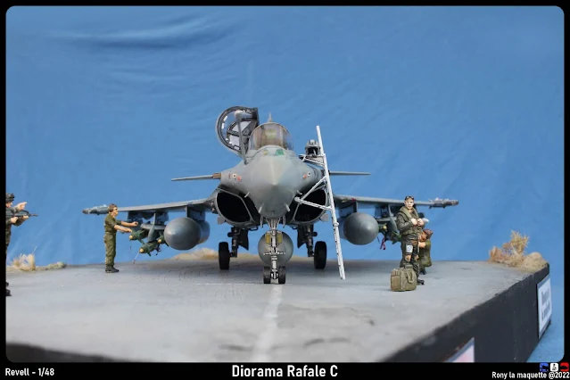 Diorama pour un Rafale C.